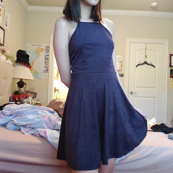 Velvet Skater Dress - Picture 2 of 2